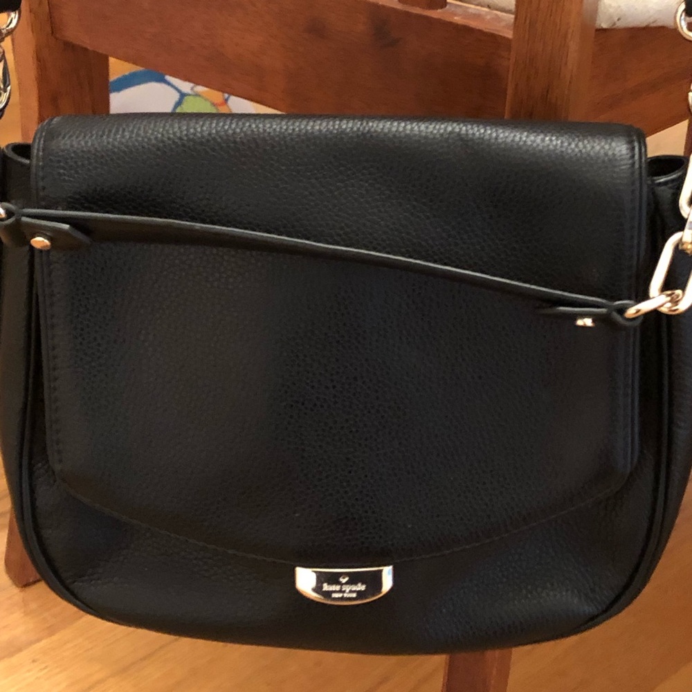 Kate Spade ♠️ black leather satchel
